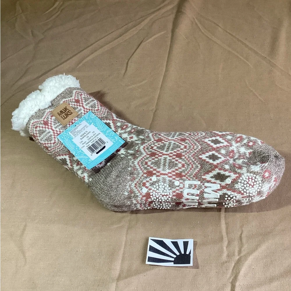 Muk Luks Cabin Socks Women's Size S/M (5-7)